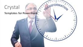  Presentation with business change - PPT layouts having concept-of-organisational-change background and a white colored foreground