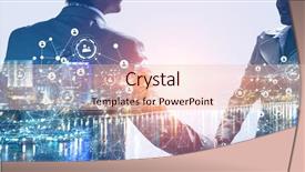  Presentation with social inequality concept - Amazing slide deck having concept of partnership and social backdrop and a lemonade colored foreground