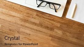  Presentation with business plan - Beautiful presentation featuring concept of plan business work backdrop and a coral colored foreground