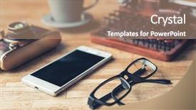  Presentation with vintage - Slide deck featuring concept of plan with vintage background and a coral colored foreground