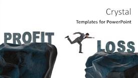  Presentation with profit loss - Slide set enhanced with concept-of-profit-and-loss background and a white colored foreground
