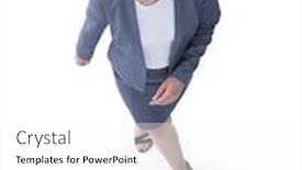  Presentation with business purpose - Beautiful PPT layouts featuring concept of purpose confident business lady is coming forward backdrop and a white colored foreground