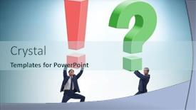  Presentation with question marks - 