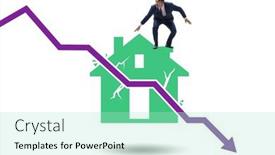  Presentation with price - Presentation featuring concept-of-real-estate-price background and a mint green colored foreground