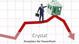  Presentation with price - Slide set with concept-of-real-estate-price background and a pink colored foreground