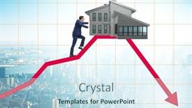  Presentation with price - PPT layouts featuring concept-of-real-estate-price background and a sky blue colored foreground