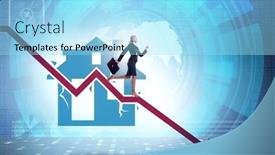  Presentation with price - Theme enhanced with concept-of-real-estate-price background and a arctic colored foreground