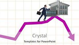  Presentation with price - Slide set with concept-of-real-estate-price background and a cream colored foreground