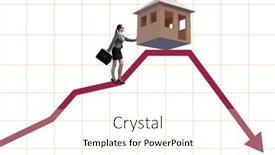  Presentation with price - PPT theme consisting of concept-of-real-estate-price background and a cream colored foreground