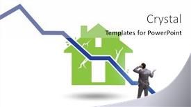  Presentation with price - Slide deck enhanced with concept-of-real-estate-price background and a white colored foreground