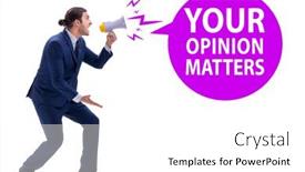  Presentation with customers - Slides enhanced with concept-of-receiving-feedback background and a white colored foreground