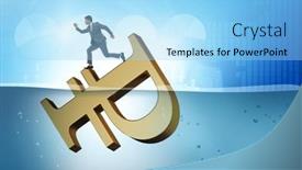  Presentation with economic - PPT layouts featuring concept-of-rouble-devaluation background and a light blue colored foreground