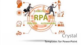  Presentation with robotic process automation - Amazing slides having concept-of-rpa-robotic-process backdrop and a white colored foreground