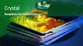  Presentation with save water concept saving - Audience pleasing theme consisting of concept of saving money - lock backdrop and a  colored foreground