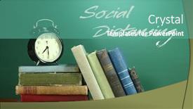  Presentation with school safety - Audience pleasing presentation theme consisting of concept-of-school-closure-theme backdrop and a seafoam green colored foreground