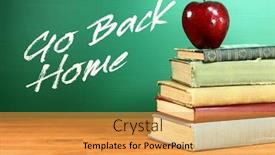  Presentation with school safety - Cool new presentation design with concept-of-school-closure-theme backdrop and a yellow colored foreground