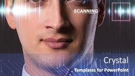  Presentation with sensor - Amazing presentation having concept-of-sensor-implanted backdrop and a ocean colored foreground