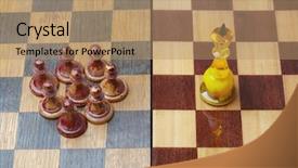  Presentation with social inequality - Amazing slide deck having concept of social inequality backdrop and a coral colored foreground