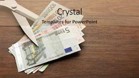  Presentation with emoney money traffic concept closeup - Audience pleasing PPT theme consisting of concept of spending money - scissors backdrop and a coral colored foreground