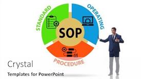  Presentation with concept - Theme with concept-of-standard-operating-procedure background and a white colored foreground