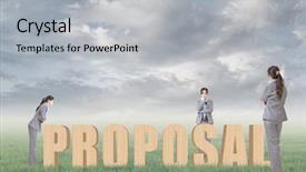  Presentation with strategy plan - Cool new slides with concept of strategy plan idea etc with 3d wooden text and businesswoman under copyspace sky the asian woman is the same one backdrop and a light gray colored foreground