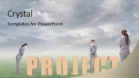  Presentation with strategy plan - Amazing PPT layouts having concept of strategy plan idea etc with 3d wooden text and businesswoman under copyspace sky the asian woman is the same one backdrop and a light gray colored foreground