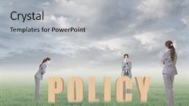  Presentation with strategy plan - Slides enhanced with concept of strategy plan idea etc with 3d wooden text and businesswoman under copyspace sky the asian woman is the same one background and a light gray colored foreground