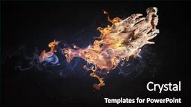  Presentation with hard work - Presentation design consisting of concept of success hard work background and a  colored foreground