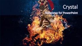  Presentation with hard work - Beautiful slides featuring concept of success hard work backdrop and a  colored foreground