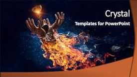  Presentation with hard work - Beautiful presentation design featuring concept of success hard work backdrop and a  colored foreground