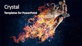  Presentation with hard work - PPT theme featuring concept of success hard work background and a  colored foreground