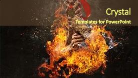  Presentation with hard work - PPT layouts featuring concept of success hard work background and a  colored foreground