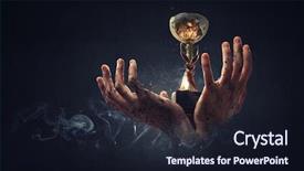  Presentation with hard work - PPT theme consisting of concept of success hard work background and a  colored foreground