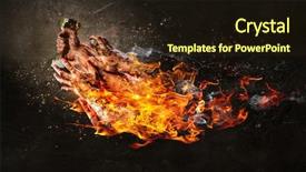  Presentation with hard work - Amazing PPT theme having concept of success hard work backdrop and a  colored foreground