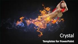  Presentation with hard work - Theme featuring concept of success hard work background and a  colored foreground