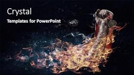  Presentation with hard work - Slide set consisting of concept-of-success-hard-work background and a black colored foreground