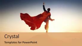  Presentation with success business - Beautiful presentation featuring concept of success leadership backdrop and a coral colored foreground