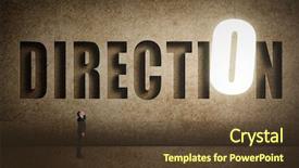  Presentation with target - Audience pleasing slide deck consisting of concept of target choice decisioin backdrop and a tawny brown colored foreground