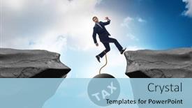  Presentation with burden - Slide set having concept-of-tax-burden background and a light blue colored foreground