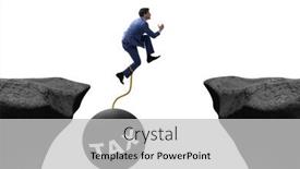  Presentation with burden - Slide deck having concept-of-tax-burden background and a light gray colored foreground