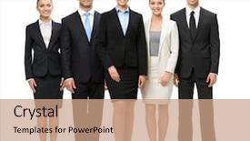  Presentation with teamwork cooperation - Cool new slide deck with concept of teamwork and cooperation backdrop and a coral colored foreground