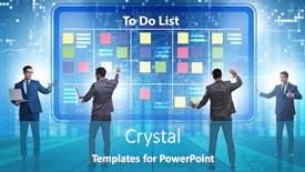  Presentation with concept - Cool new slide set with concept-of-to-do-list backdrop and a teal colored foreground