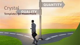  Presentation with trade - PPT layouts enhanced with concept-of-trade-off-between background and a lemonade colored foreground