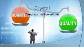  Presentation with trade - PPT theme consisting of concept-of-trade-off-between background and a light blue colored foreground