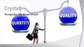  Presentation with trade - Presentation theme having concept-of-trade-off-between background and a white colored foreground