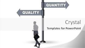  Presentation with trade - PPT theme with concept-of-trade-off-between background and a white colored foreground