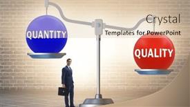  Presentation with trade - PPT theme consisting of concept-of-trade-off-between background and a lemonade colored foreground