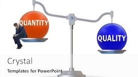  Presentation with trade - PPT theme with concept-of-trade-off-between background and a white colored foreground