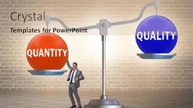  Presentation with trade - Slide deck having concept-of-trade-off-between background and a soft green colored foreground