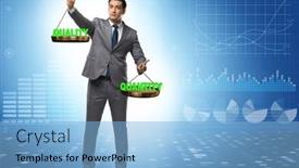  Presentation with trade - Slides enhanced with concept-of-trade-off-between background and a light blue colored foreground